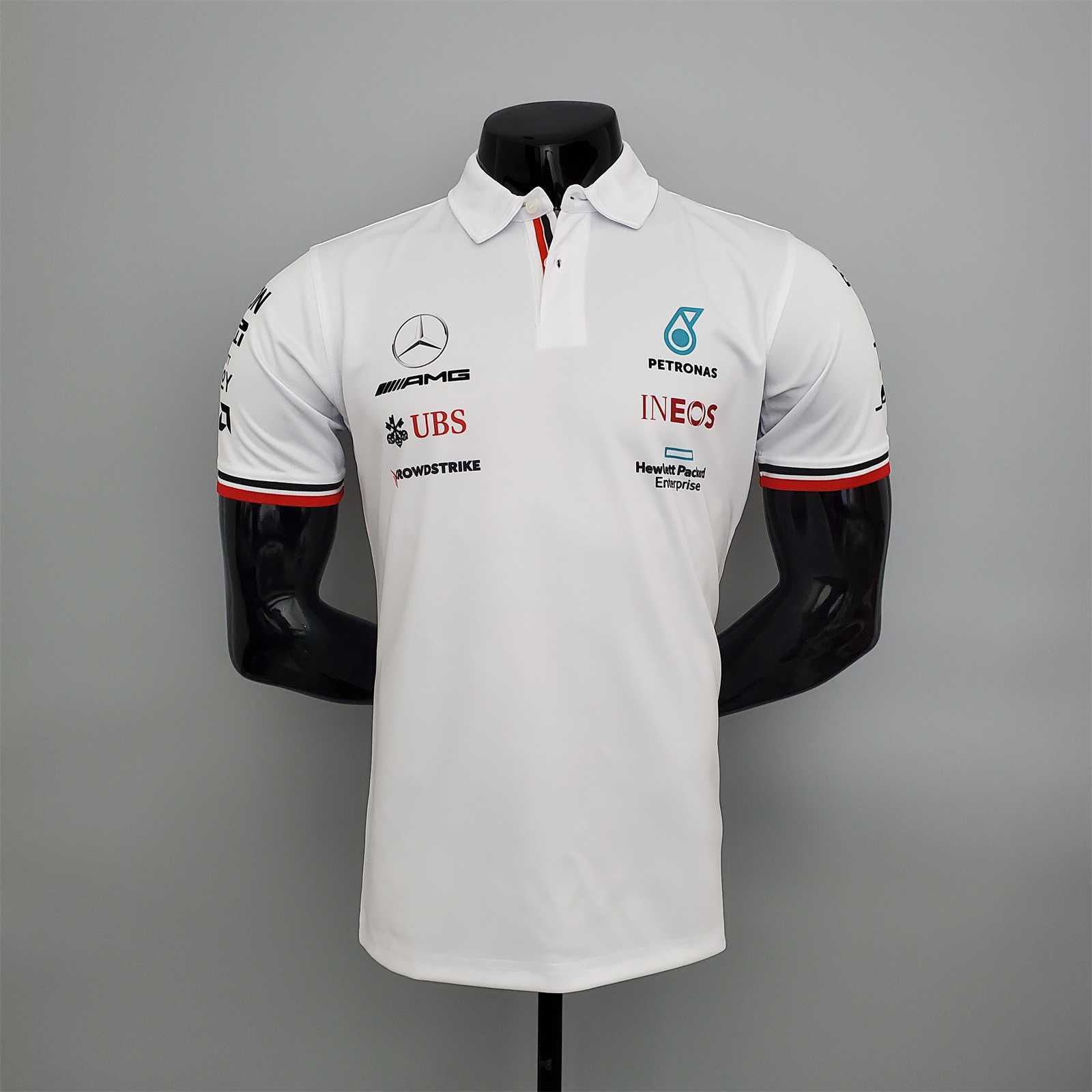 F1 Formula One racing suit; Mercedes POLO White