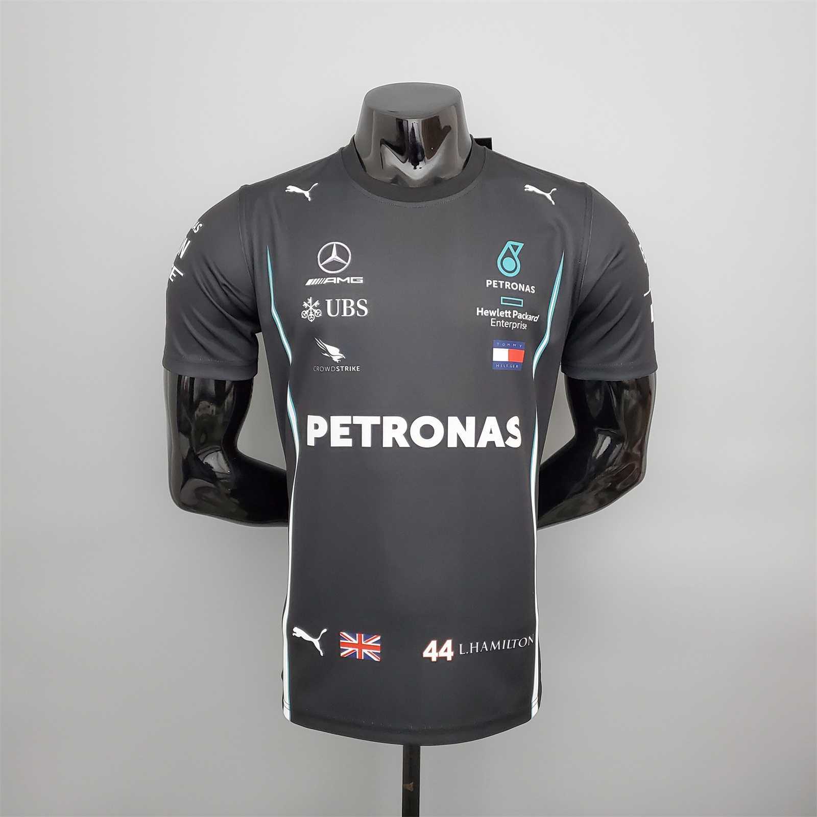 F1 Formula One racing suit_ 2021 Mercedes Black