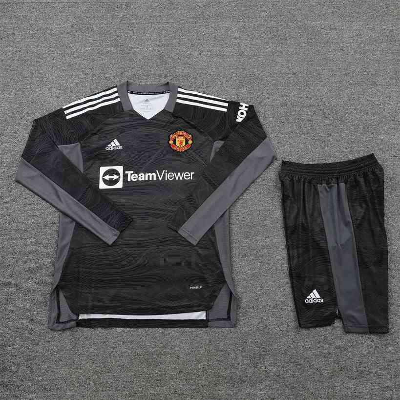 21-22 MNU black goalkeeper long sleeves