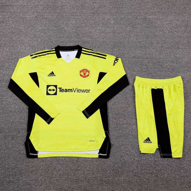 21-22 MNU green goalkeeper long sleeves