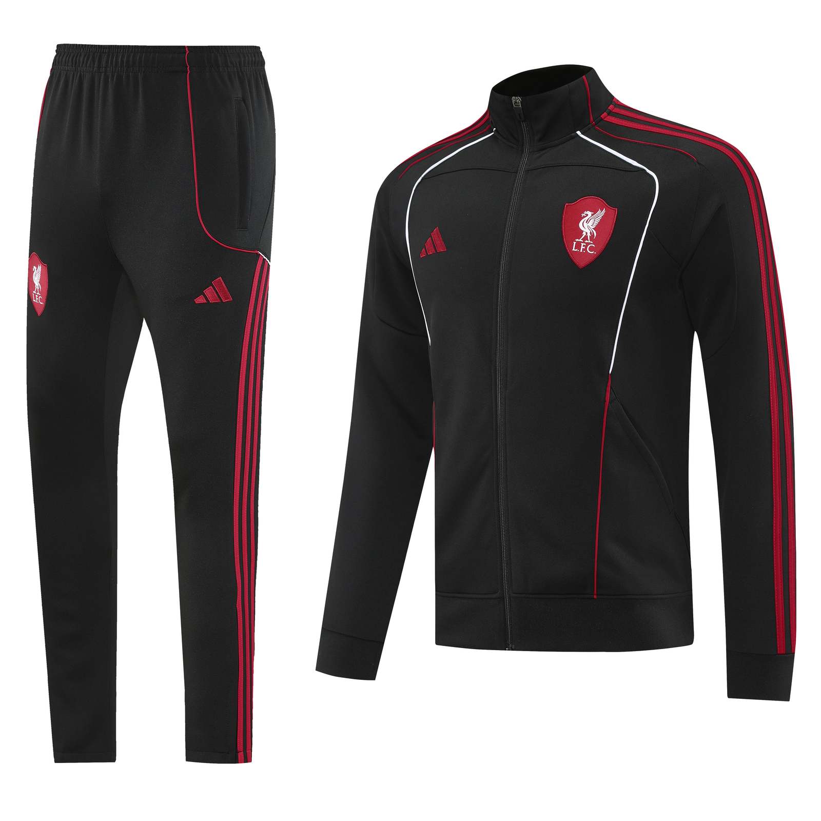 2025 LWP black jacket suits 2025 利物浦 07 黑色 夹克 S-2XL