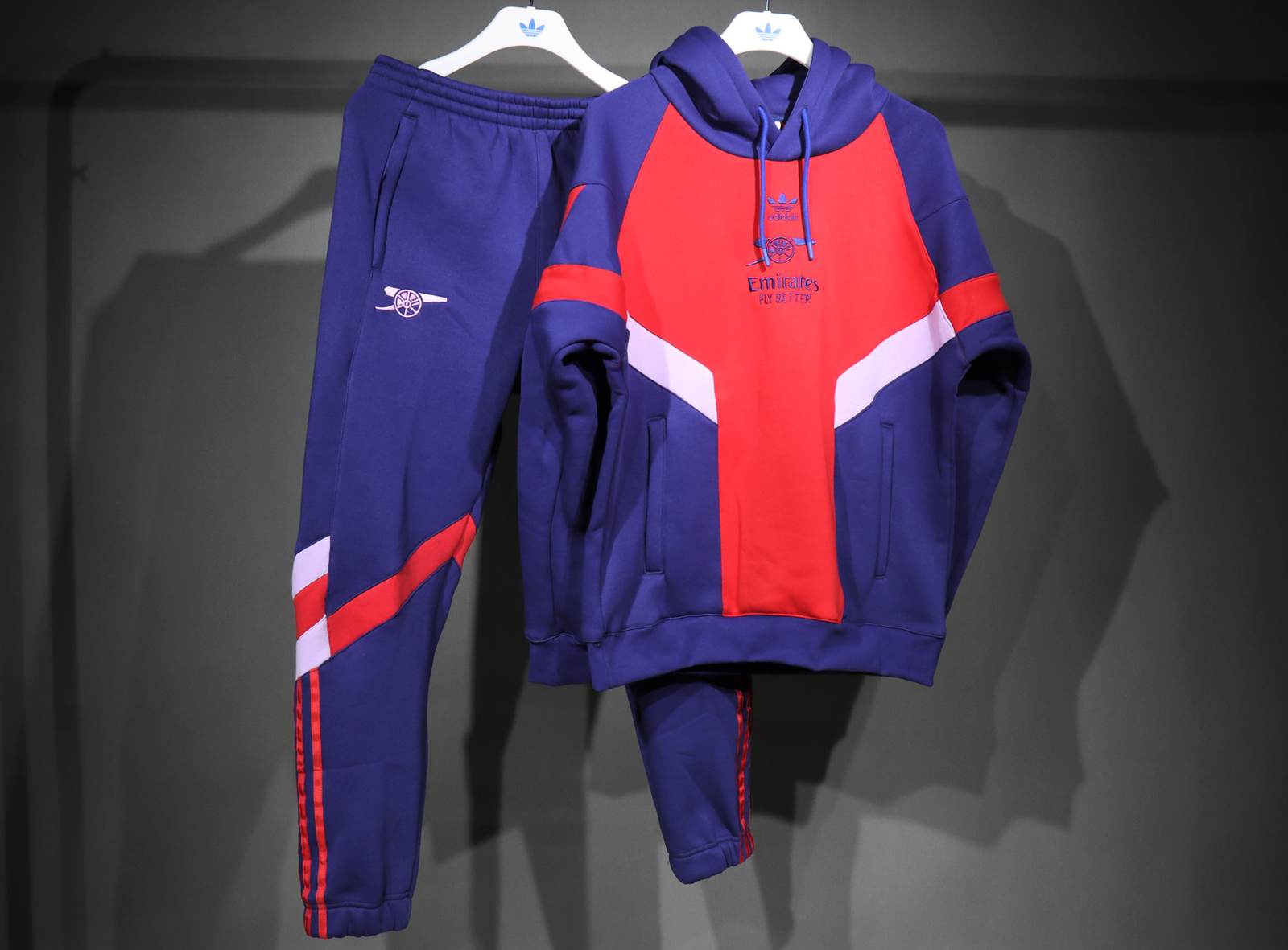 25 26 Arsenal blue red Sweater tracksuit set size S-2XL 25 26 阿森纳 卫衣套装