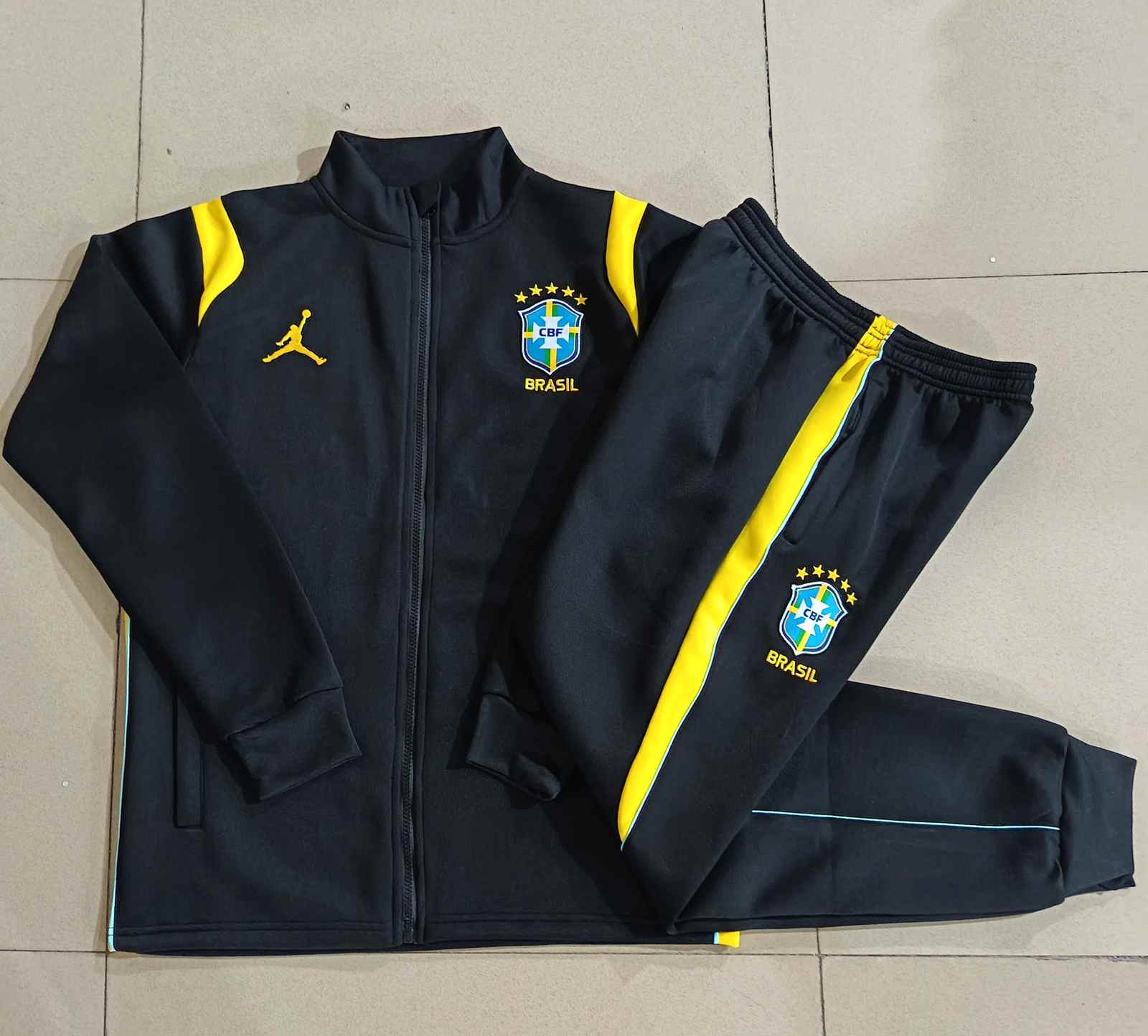 26 27 Brazil jacket suits 26 27 长拉 巴西 黑色（黄色配色）