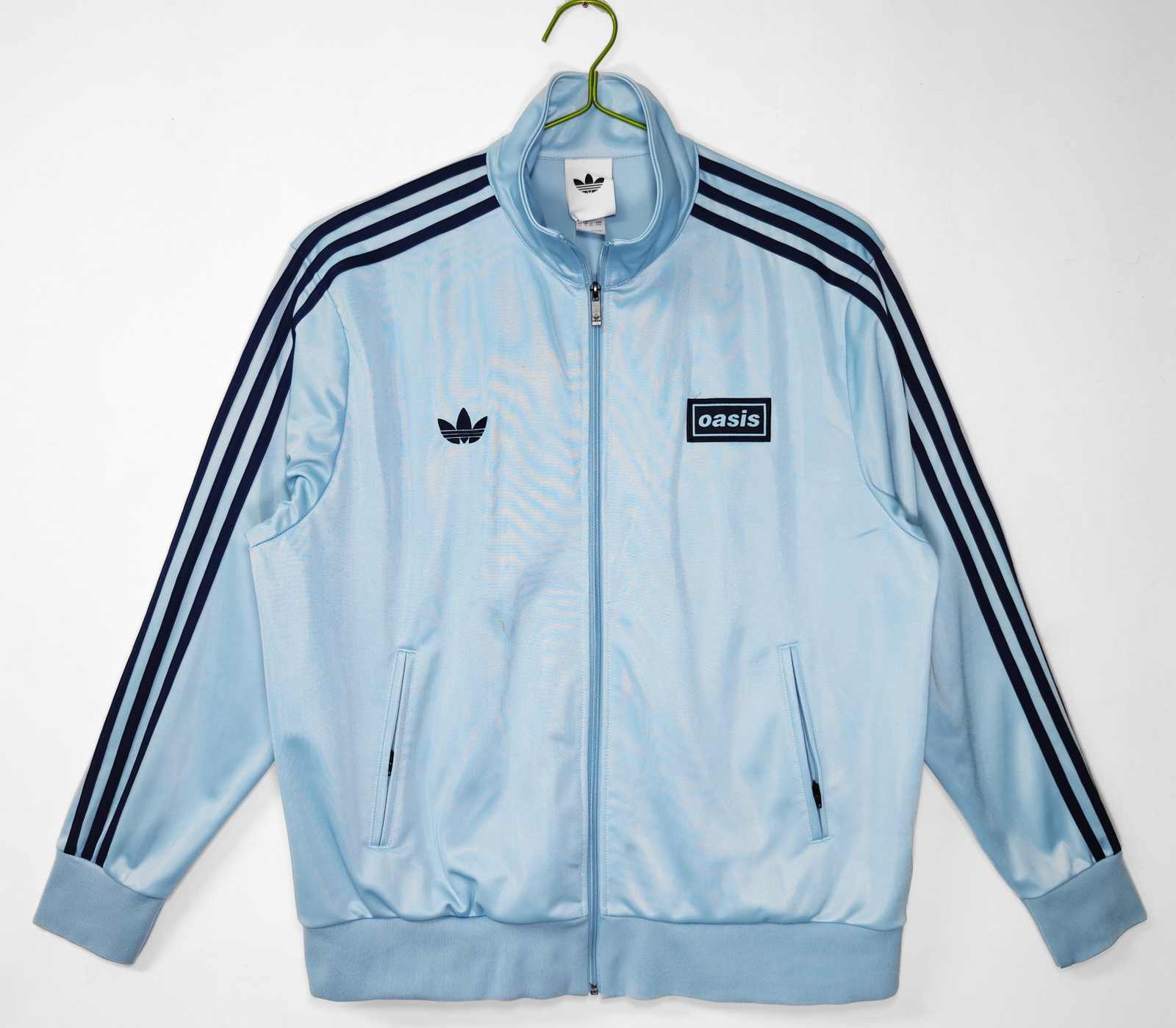 Adidas 阿迪达斯 x Oasis巡回火焰鸟运动外套上衣 湖蓝色