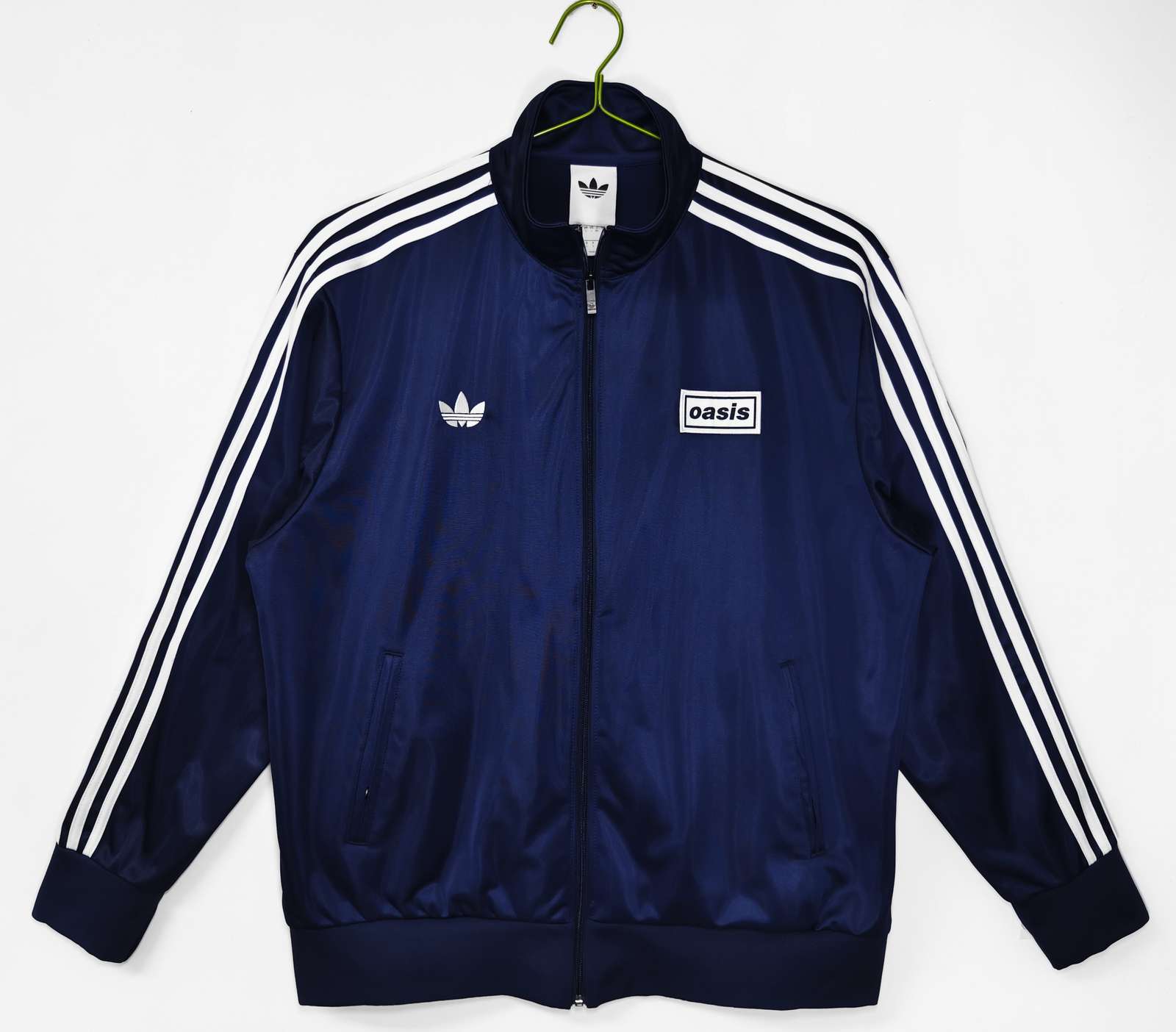 Adidas阿迪达斯 x Oasis巡回火焰鸟运动外套上衣 宝蓝色