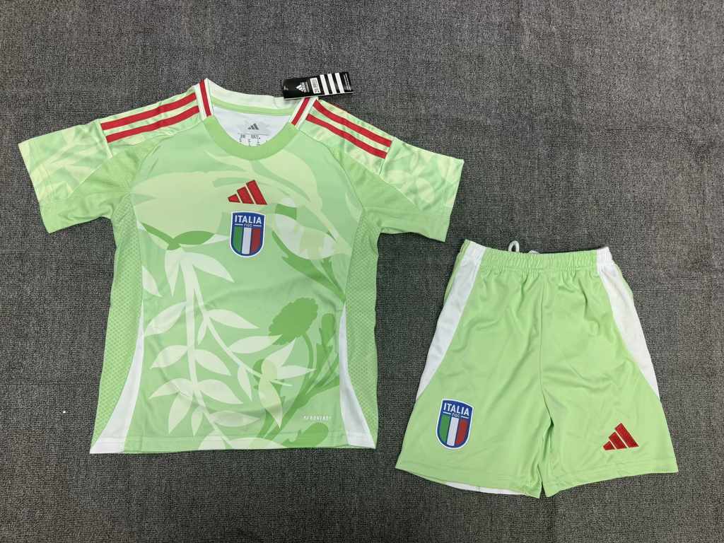 2025 Women's Italy away kids kit 2025 女足 意大利 客场 儿童套装