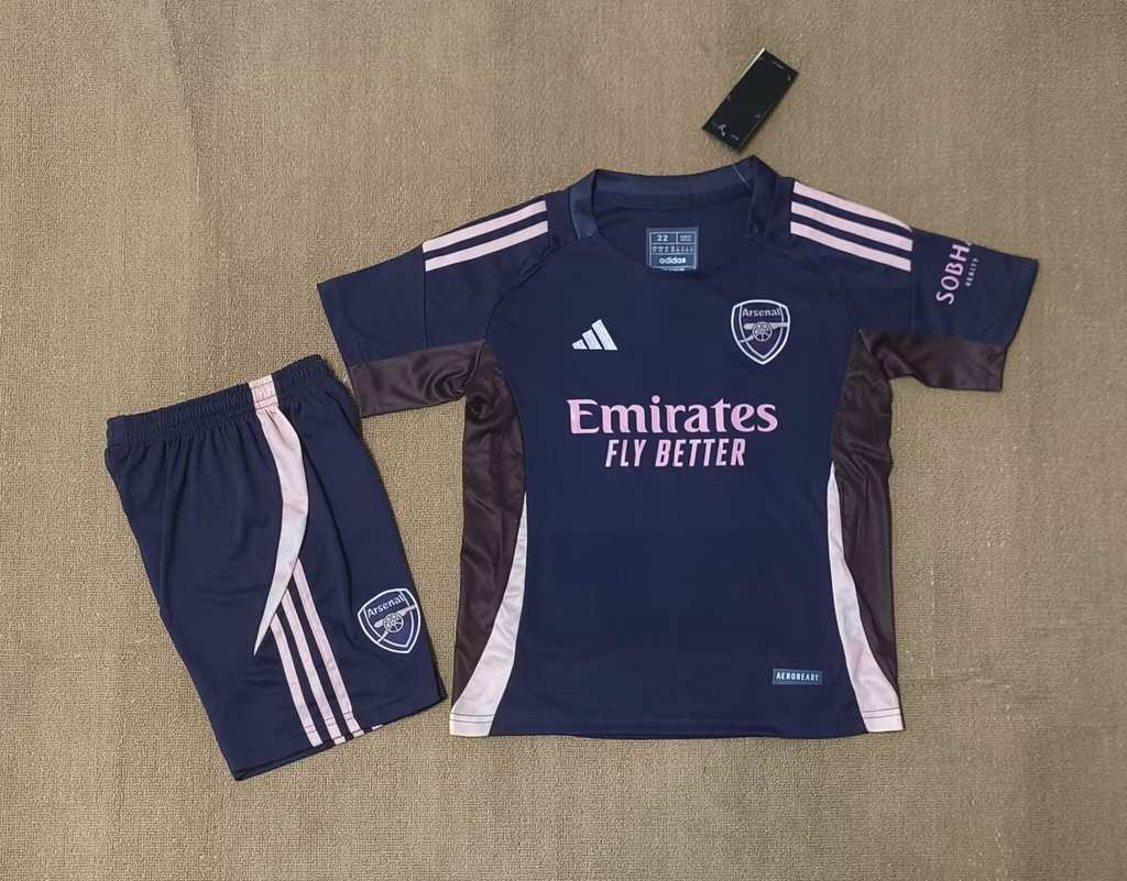 24 25 Arsenal Dark Blue Kids suit 24 25 阿森纳 深蓝色 孩子套装