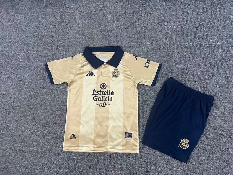 24 25 Deportivo de La Coruna 25 years anniversary kids kit 24 25 拉科鲁尼亚 25周年 儿童套装