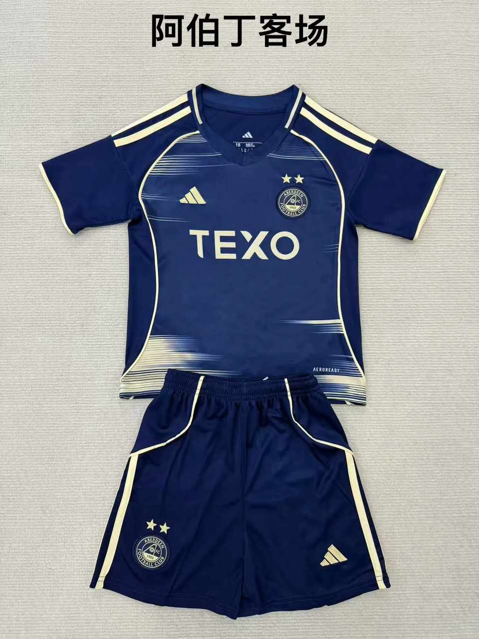 25 26 Aberdeen away kids kit 25 26 苏格兰联赛 阿伯丁 客场 儿童套装