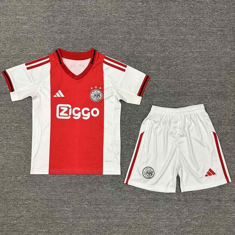 25 26 Ajax home kid kits 25 26 阿贾克斯 主场 孩子套装