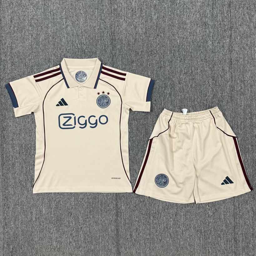25 26 Ajax third away kid kits 25 26 阿贾克斯 二客 儿童套装