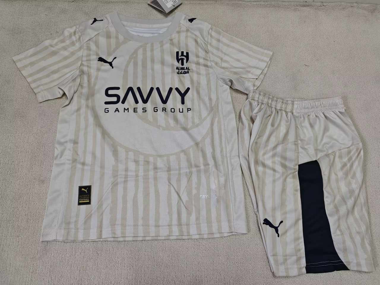 25 26 Al Hilal Away Kids Set 25 26 新月 客场 孩子套装