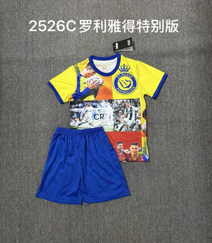 25 26 Al Nassr Special Edition Kids set 25 26 C罗 利雅得胜利 特别版 孩子套装