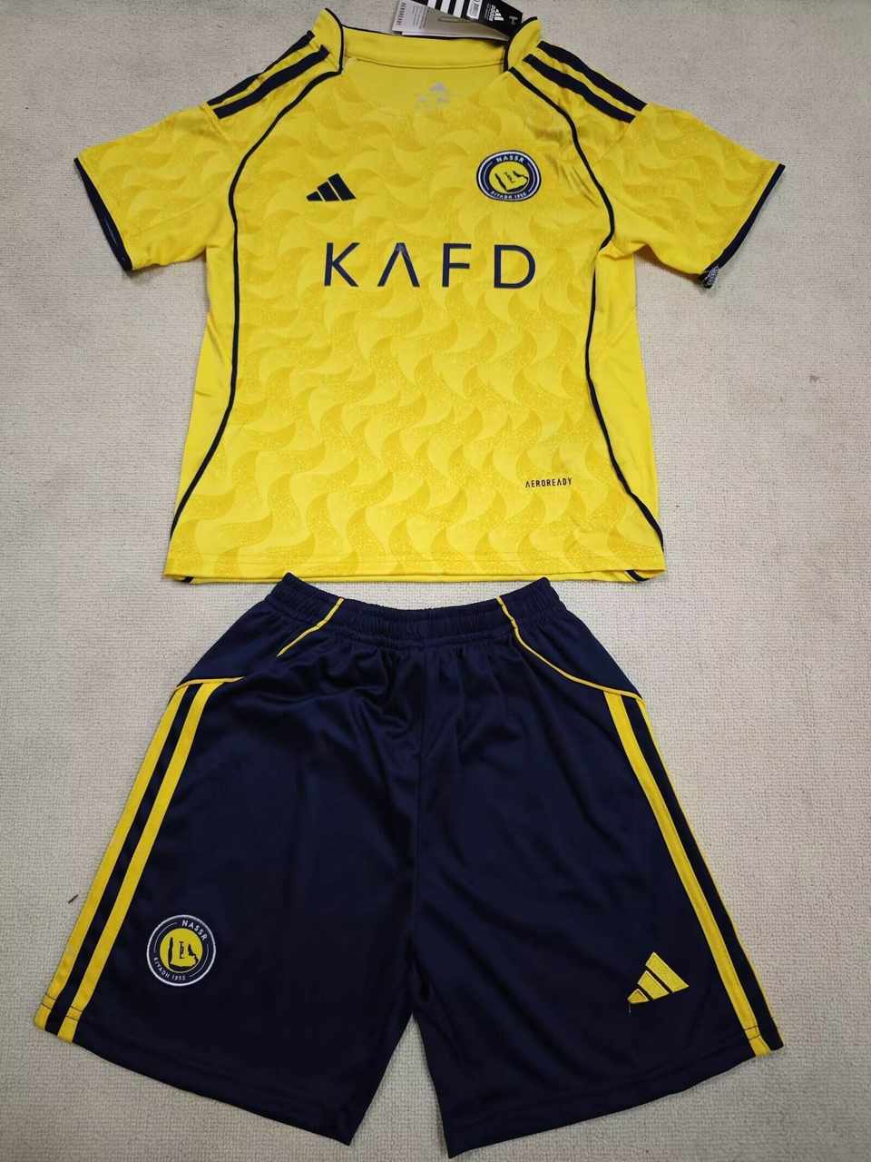 25 26 Al-Nassr Home kid kits 25 26 利雅得胜利 主场 儿童套装