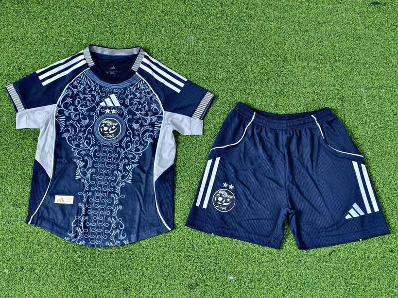 25 26 Algeria A37 blue Kids kit Player 25 26 阿尔及利亚 A37 l蓝色 孩子套装 球员