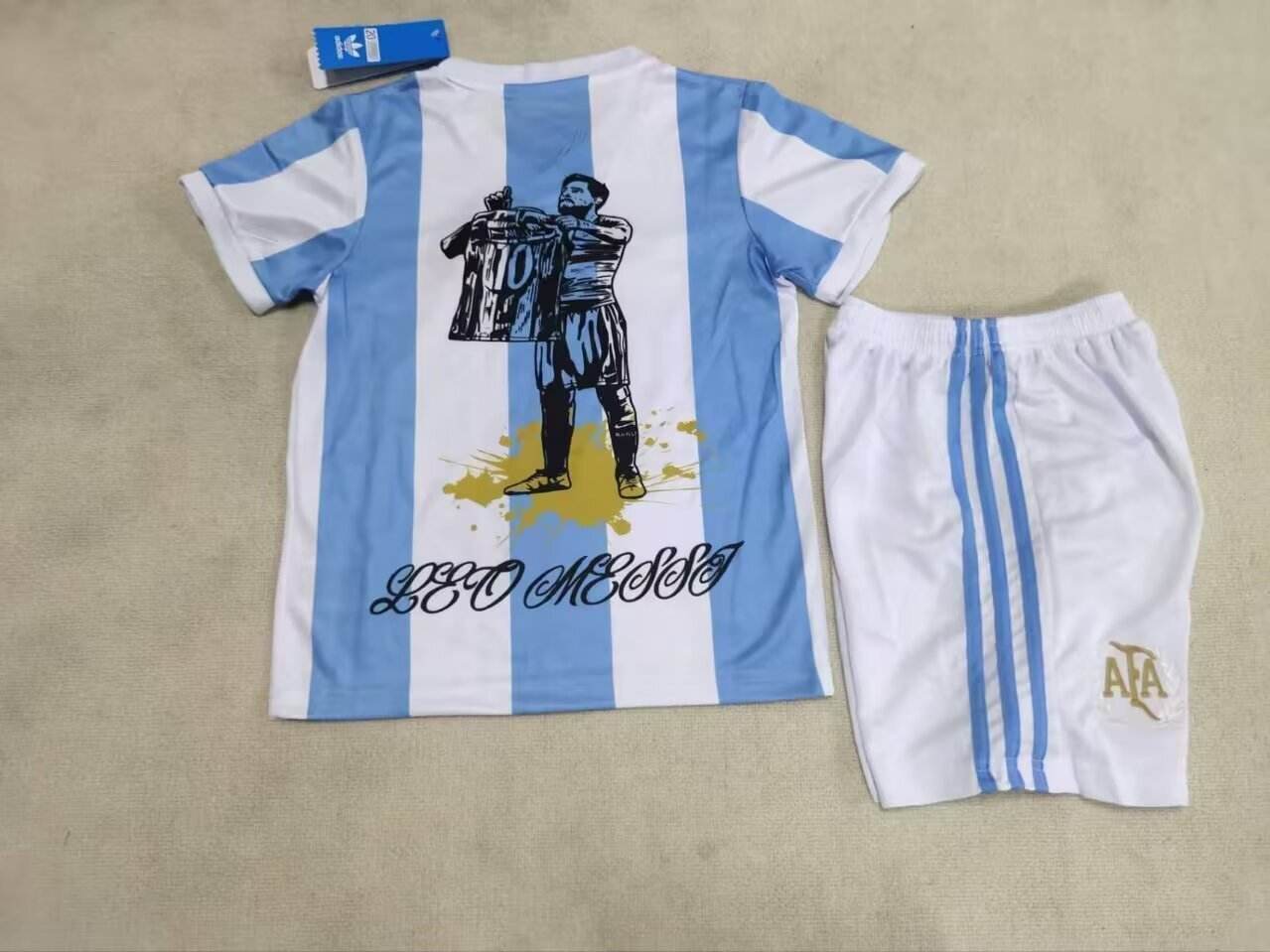 25 26 Argentina Messi Kids Set 25 26 阿根廷 梅西 纪念款 孩子套装