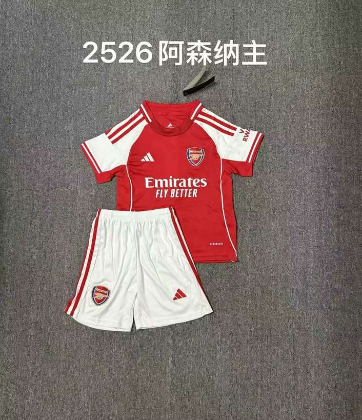 25 26 Arsenal home kids kit 25 26 阿森纳 主场 儿童儿童