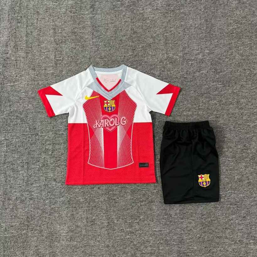 25 26 Barcelona Red White Special Edition Children's Kit 25 26 巴萨 红白 特别版 孩子套件