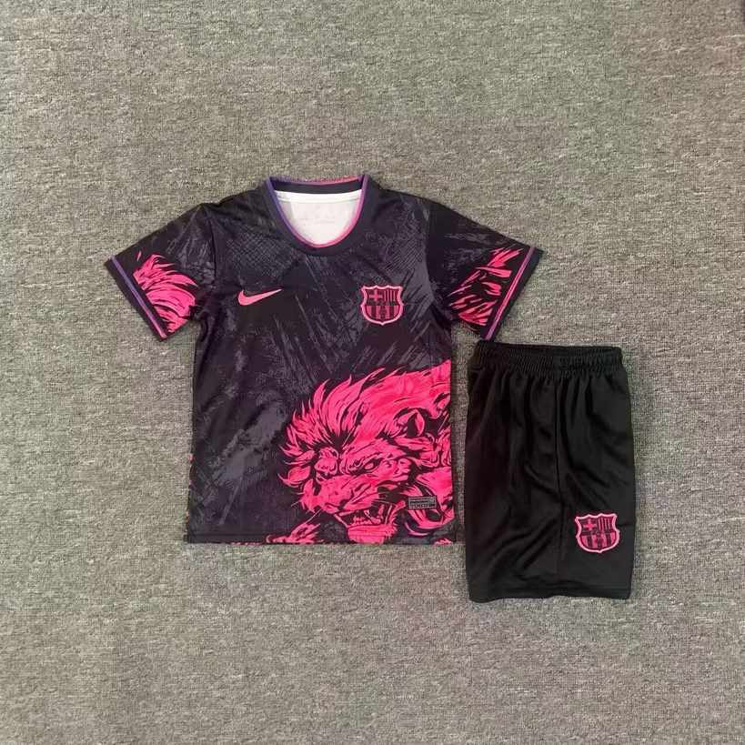 25 26 Barcelona Special Edition Red Kids Kit 25 26 巴萨 特别版 红色 孩子套装