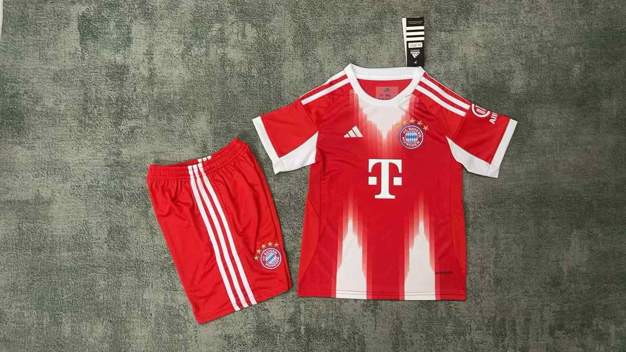 25 26 Bayern home kids kit 25 26 拜仁 主场 儿童套装