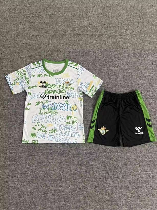 25 26 Betis Training Children's Set 25 26 贝蒂斯 训练 孩子 套装