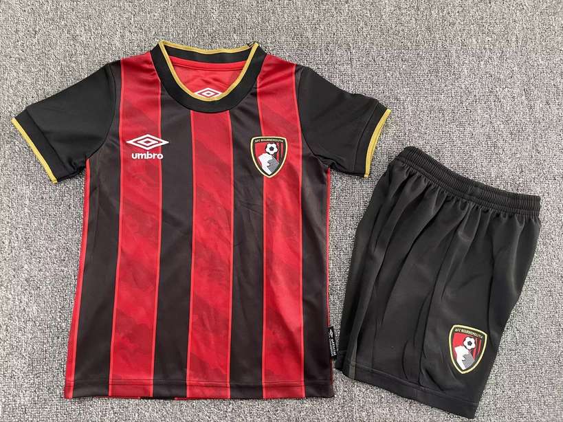 25 26 Bournemouth home kid kits 25 26 伯恩茅斯 主场 儿童套装