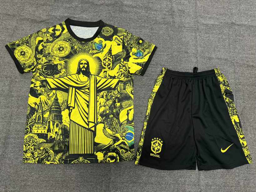 25 26 Brazil special version kids kit 25 26 巴西 特别版 儿童套装_197481332