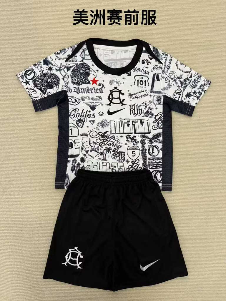 25 26 CA Americas black white training kid kits 25 26 美洲 训练 儿童套装