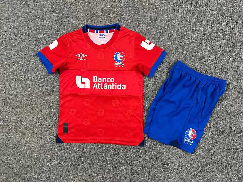 25 26 CD Olimpia (Honduras) away kid kits 25 26 奥林匹亚（洪都拉斯) 客场 儿童套装