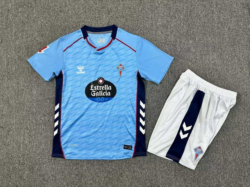 25 26 Celta Home Children's Set 25 26 塞尔塔 主场 孩子套装