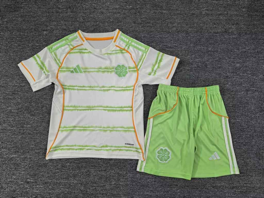 25 26 Celtic third away kid kits 25 26 凯尔特人 二客 孩子套装