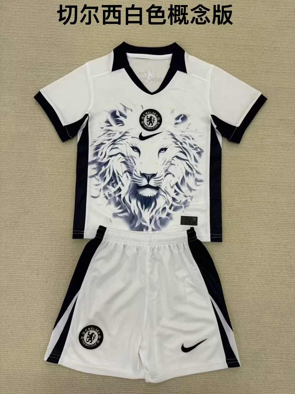 25 26 Chelsea special version white kids kit 25 26 切尔西 特别版 儿童套装