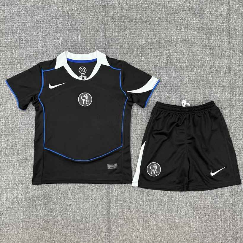 25 26 Chelsea third Away Kids Kit 25 26 切尔西 二客 孩子套装