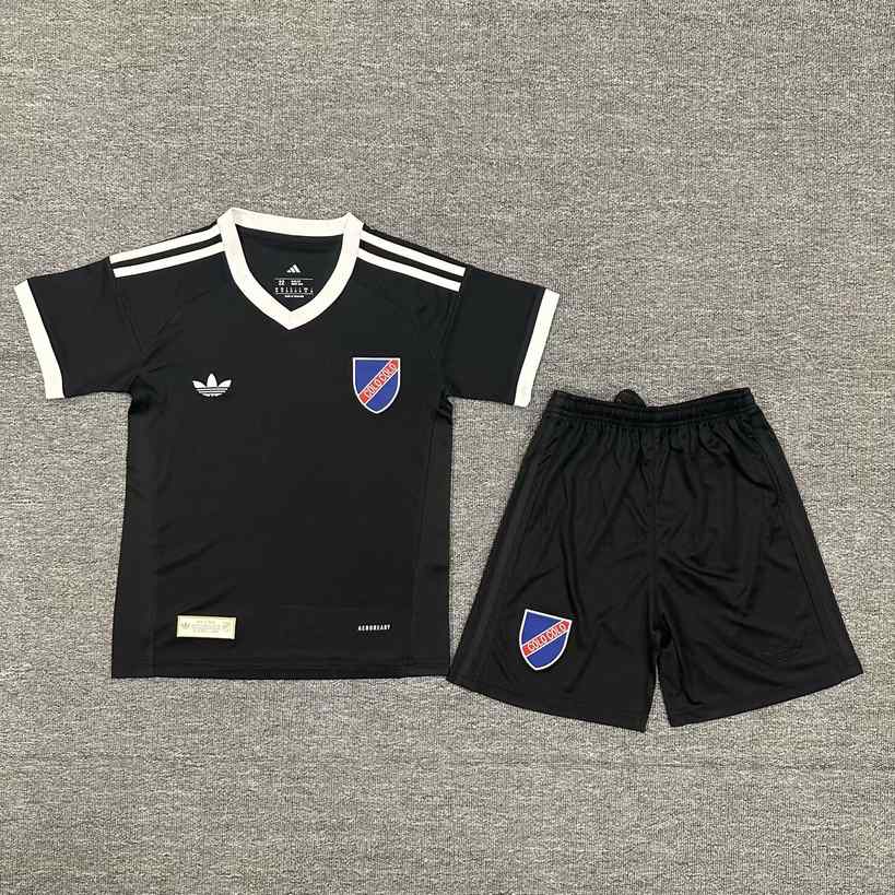 25 26 Colo colo 100th Anniversary Black Children's Suit 25 26 科洛 100周年 黑色 孩子套装