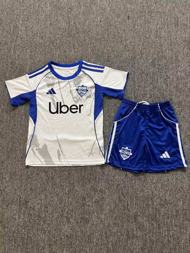25 26 Como away children's kit 25 26 科莫 客场 孩子套件