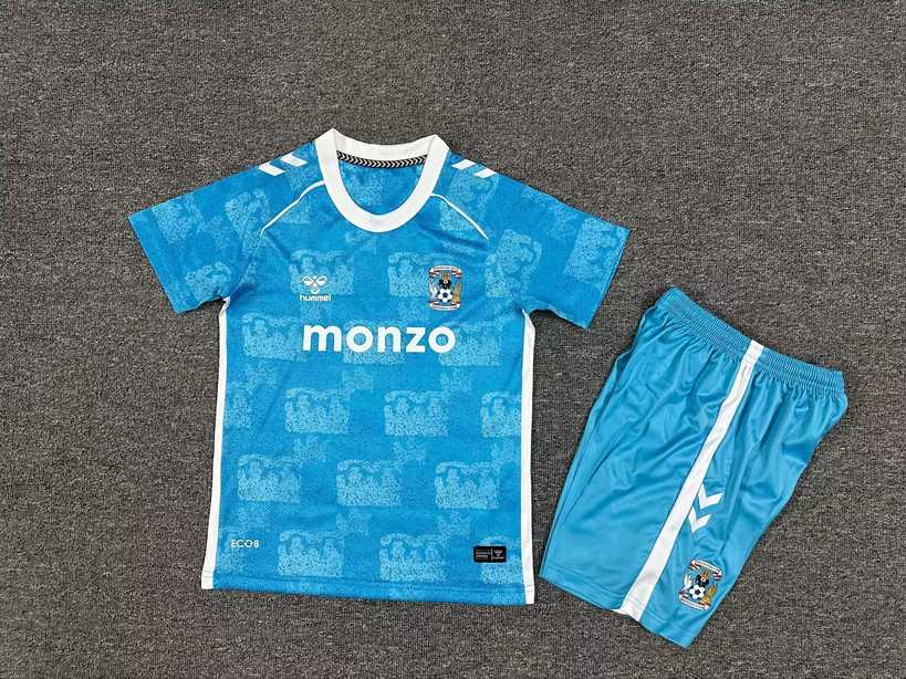 25 26 Coventry City home kid kits 25 26 考文垂 主场 儿童套装