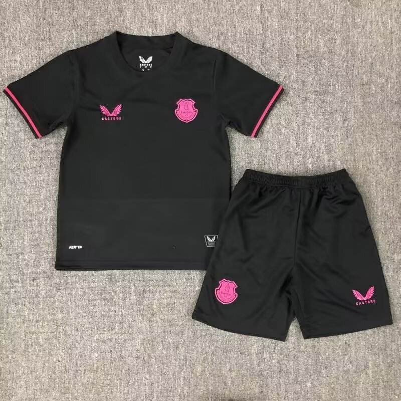 25 26 Everton 3 Away Children's Set 25 26 埃弗顿 3 客场 孩子套装