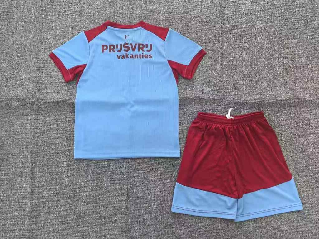 25 26 Feyenoord 2 away adult, children's set 25 26 费耶诺德 2 客场 成人，孩子套装