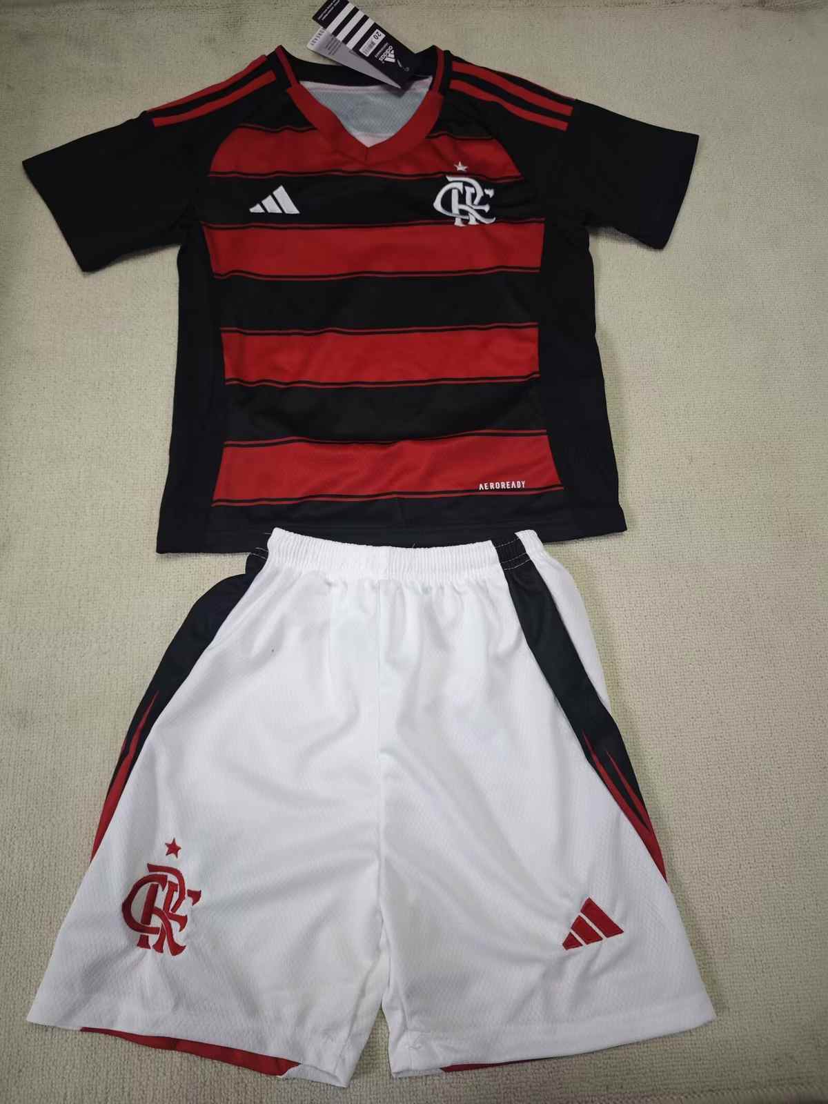 25 26 Flamengo Home Kids set 25 26 弗拉门戈 主场 孩子 套装