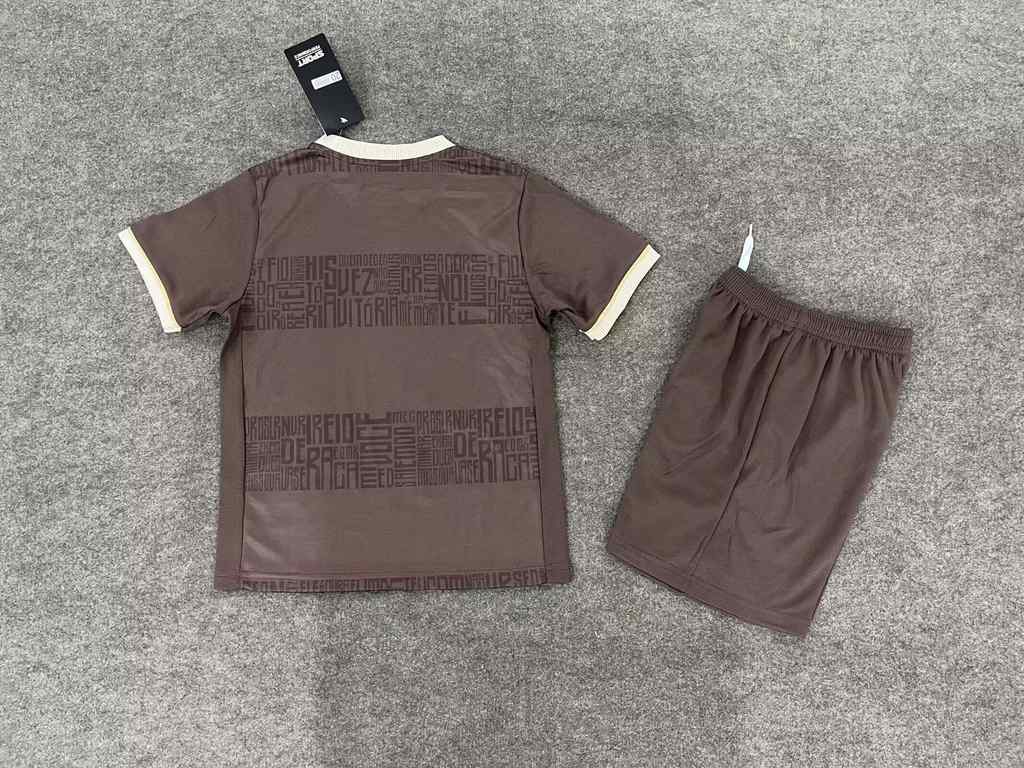 25 26 Flamengo special version grey kids kit 25 26 弗拉门戈 特别版 儿童套装