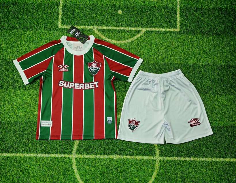 25 26 Fluminense home kids kit 25 26 弗卢米嫩塞 主场 儿童套装