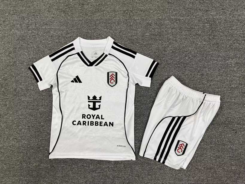 25 26 Fulham home kid kits 25 26 富勒姆 主场 儿童套装