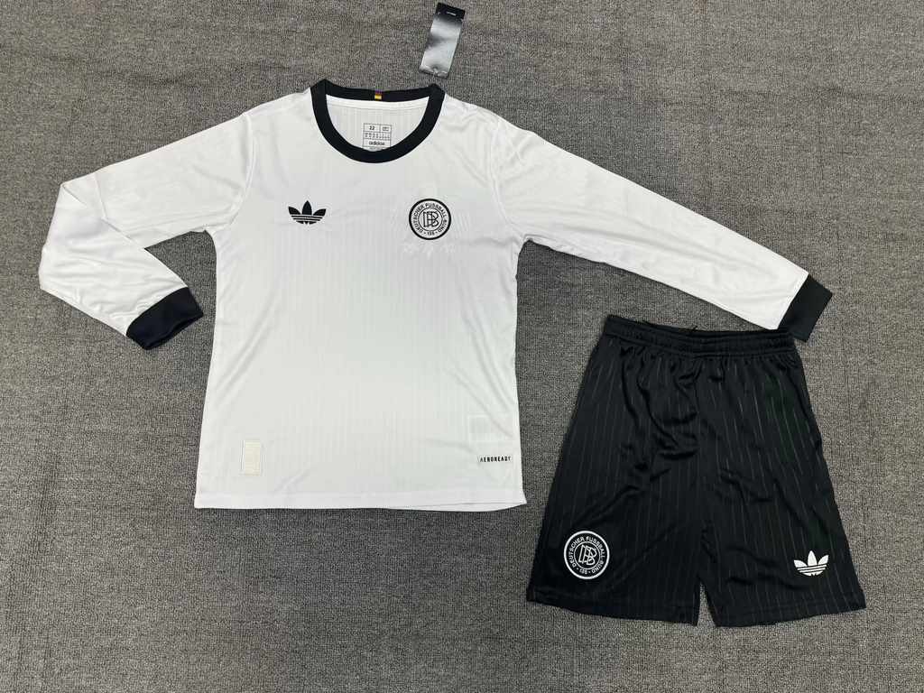 25 26 Germany 125th Anniversary white long sleeves kids kit 25 26 德国 125周年 长袖 儿童