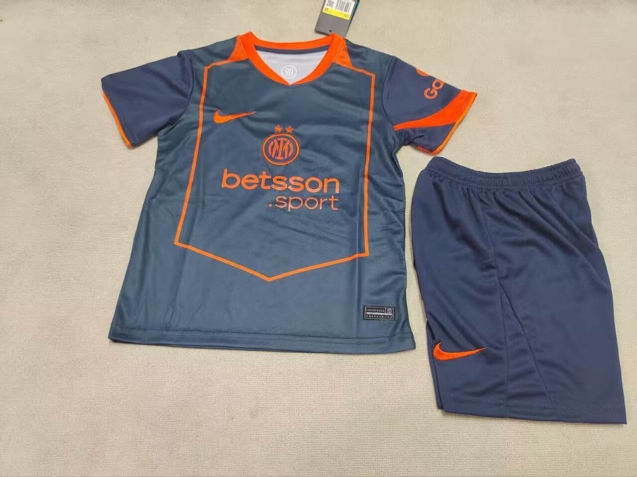 25 26 Inter Milan third Away Kids Kit 25 26 国米 二客 孩子套件