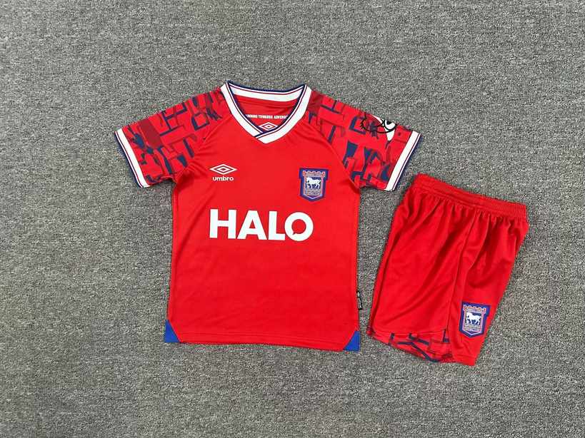 25 26 Ipswich town away kid kits 25 26 伊普斯维奇 客场 孩子套装