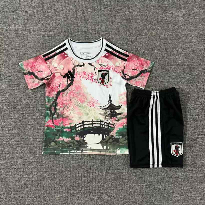 25 26 Japan Pink Flower Children's Set 25 26 日本 粉花 孩子套件