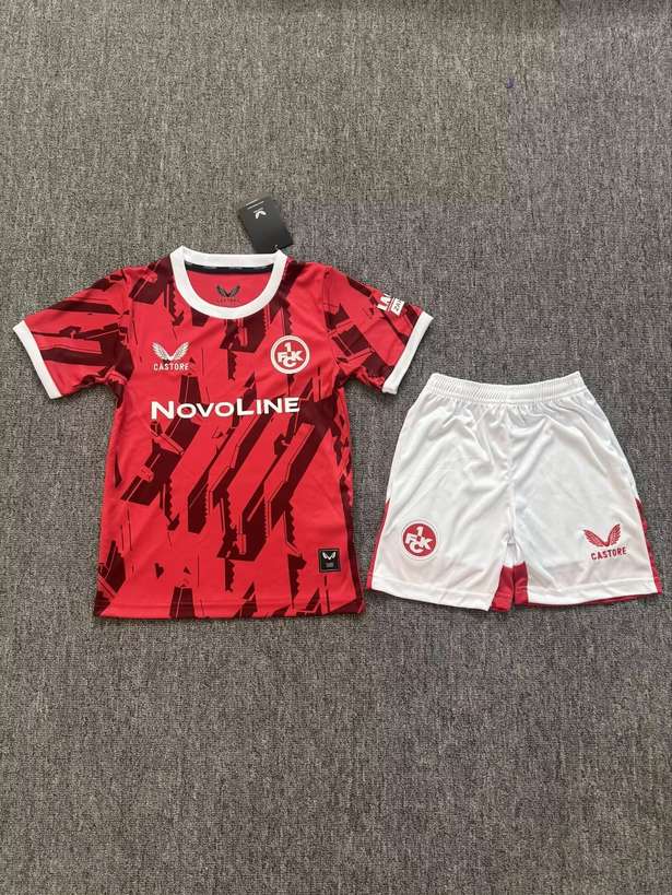 25 26 Kaiserslautern Home Children's Set 25 26 凯泽斯劳滕 主场 孩子套装