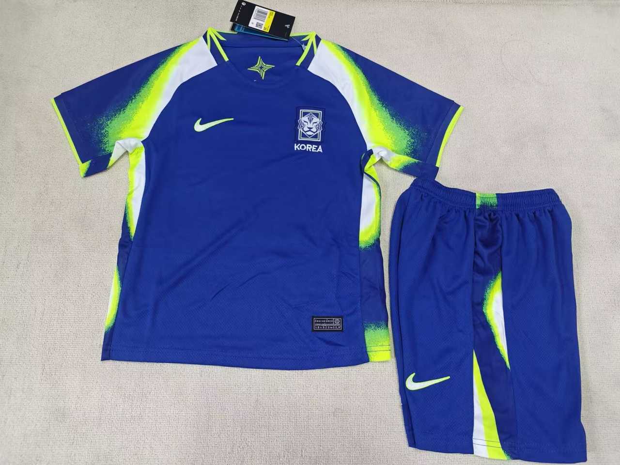 25 26 Korea away kid kits 25 26 韩国 客场 孩子套装