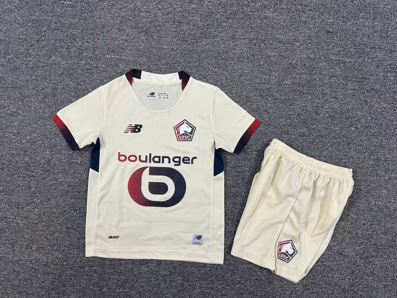 25 26 Lille away kid kits 25 26 里尔 客场 孩子套装