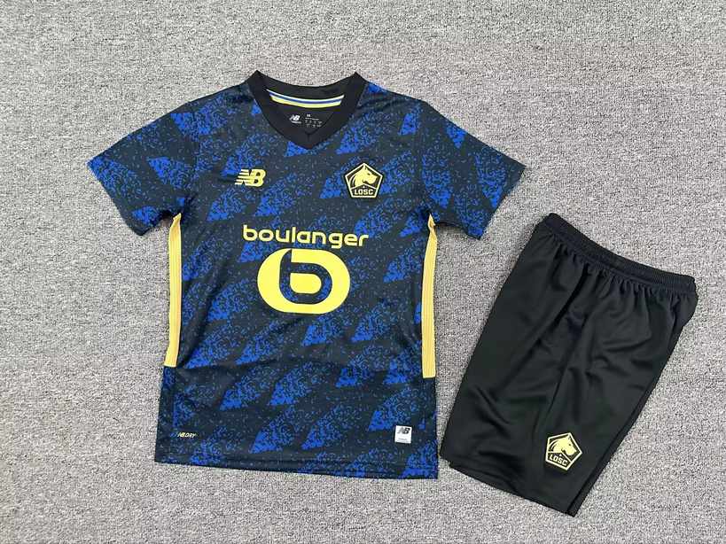 25 26 Lille third away kid kits 25 26 里尔 二客 儿童套装